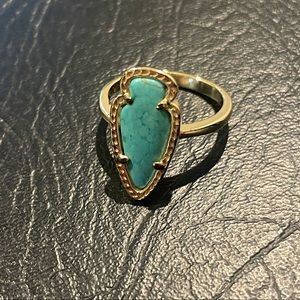 Kendra Scott turquoise arrowhead ring